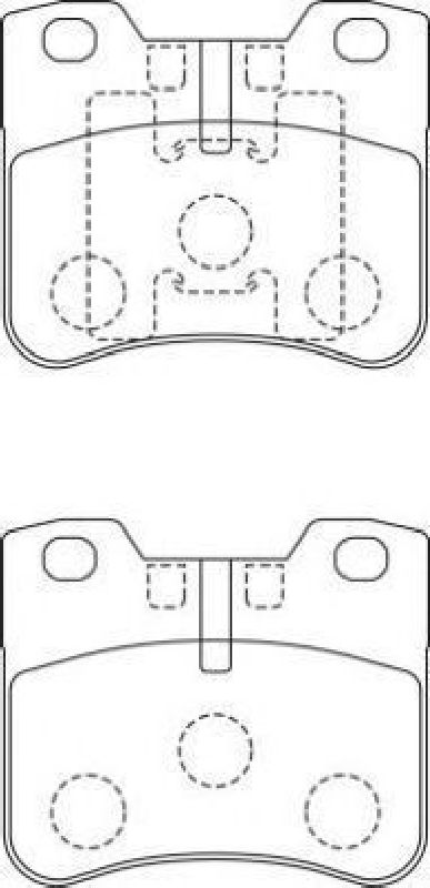 AISIN ASN-248 - Brake Pad Set, disc brake