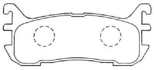 AISIN ASN-251 - Brake Pad Set, disc brake