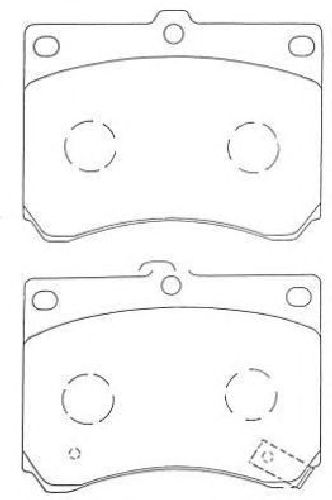 AISIN ASN-252 - Brake Pad Set, disc brake