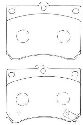 AISIN ASN-252 - Brake Pad Set, disc brake