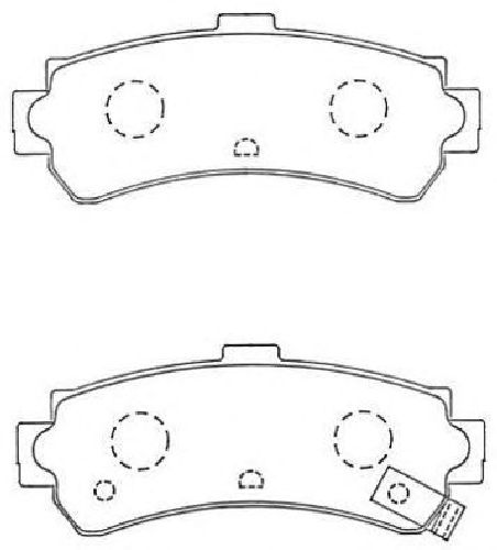 AISIN ASN-256 - Brake Pad Set, disc brake