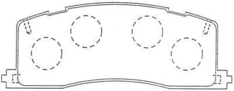 AISIN ASN-259 - Brake Pad Set, disc brake