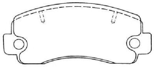 AISIN ASN-26 - Brake Pad Set, disc brake