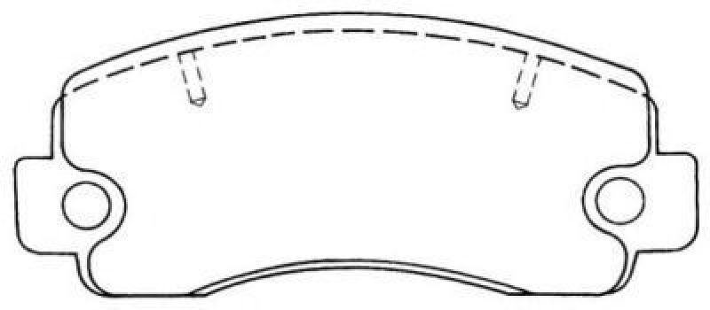 AISIN ASN-26 - Brake Pad Set, disc brake