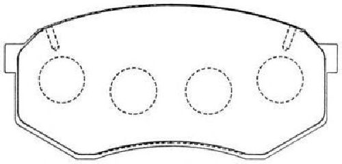 AISIN ASN-261 - Brake Pad Set, disc brake