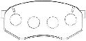 AISIN ASN-261 - Brake Pad Set, disc brake