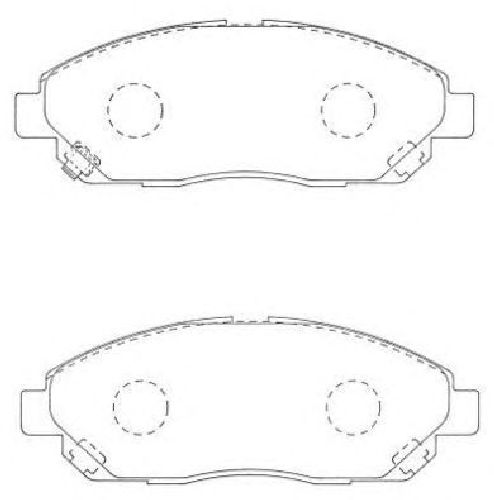 AISIN ASN-266 - Brake Pad Set, disc brake