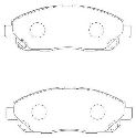 AISIN ASN-266 - Brake Pad Set, disc brake