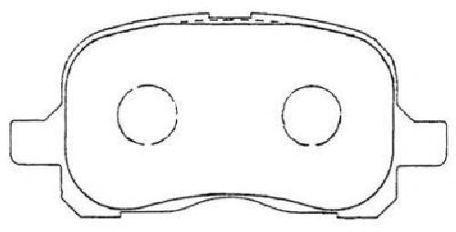 AISIN ASN-267 - Brake Pad Set, disc brake