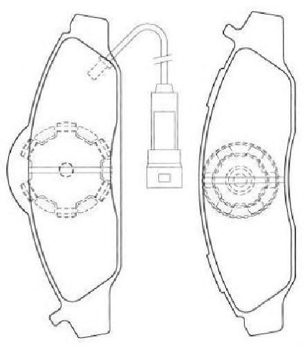 AISIN ASN-269 - Brake Pad Set, disc brake