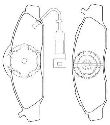 AISIN ASN-269 - Brake Pad Set, disc brake