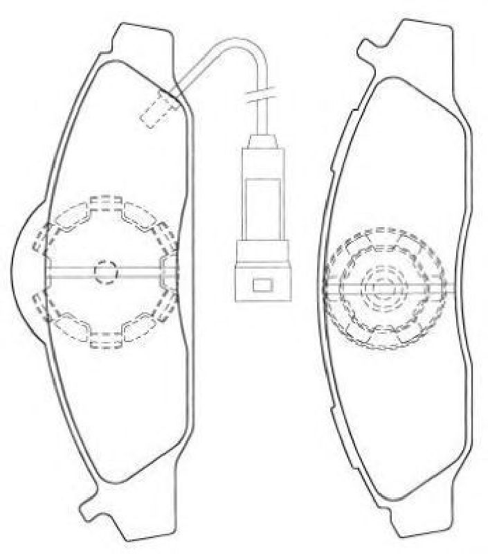 AISIN ASN-269 - Brake Pad Set, disc brake