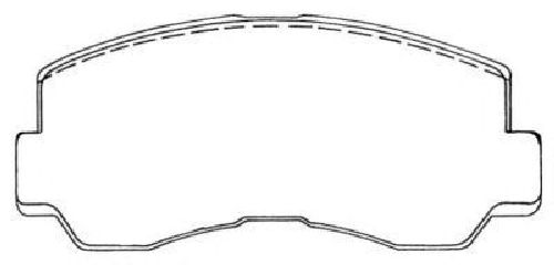 AISIN ASN-26A - Brake Pad Set, disc brake