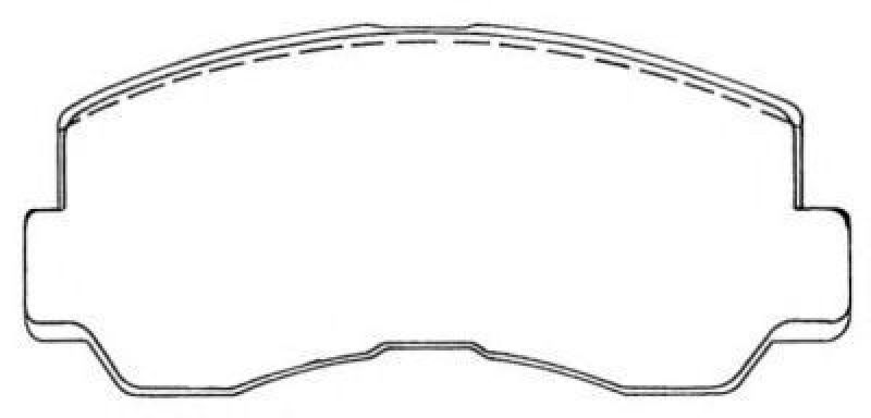 AISIN ASN-26A - Brake Pad Set, disc brake