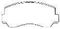 AISIN ASN-26A - Brake Pad Set, disc brake