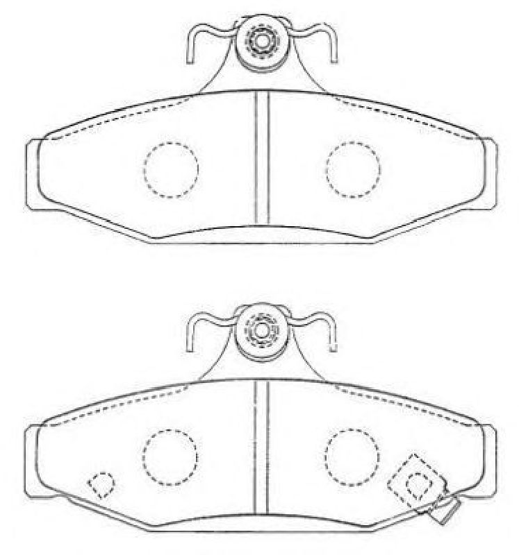 AISIN ASN-270 - Brake Pad Set, disc brake