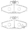 AISIN ASN-270 - Brake Pad Set, disc brake