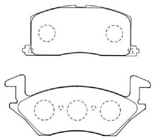 AISIN ASN-272 - Brake Pad Set, disc brake
