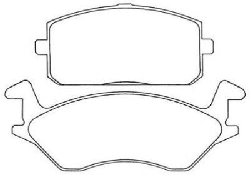 AISIN ASN-31 - Brake Pad Set, disc brake