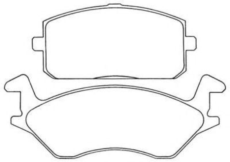 AISIN ASN-31 - Brake Pad Set, disc brake