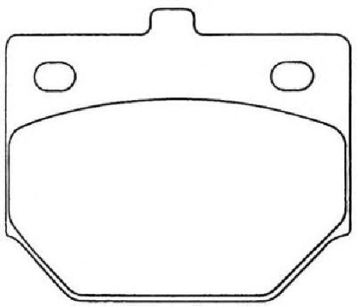 AISIN ASN-35 - Brake Pad Set, disc brake