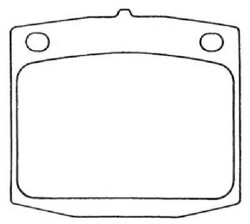 AISIN ASN-38 - Brake Pad Set, disc brake