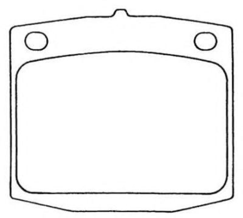 AISIN ASN-38 - Brake Pad Set, disc brake