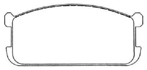 AISIN ASN-46 - Brake Pad Set, disc brake