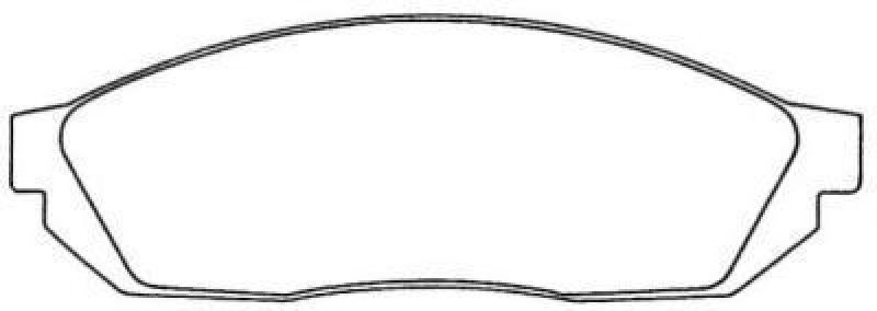 AISIN ASN-47 - Brake Pad Set, disc brake