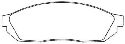 AISIN ASN-47 - Brake Pad Set, disc brake