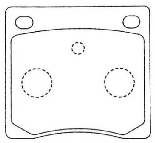 AISIN ASN-49 - Brake Pad Set, disc brake