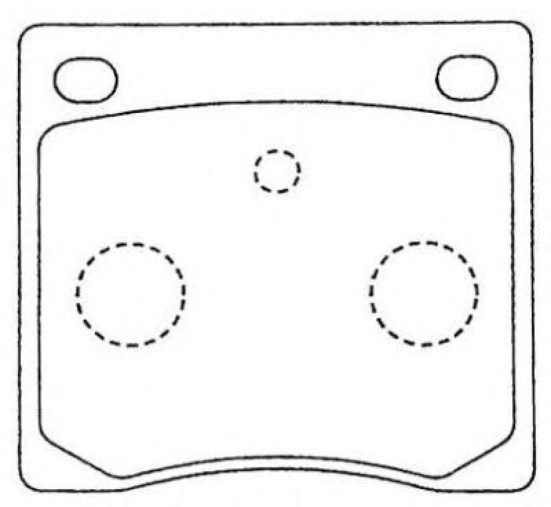 AISIN ASN-49 - Brake Pad Set, disc brake