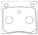 AISIN ASN-49 - Brake Pad Set, disc brake