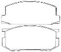 AISIN ASN-51 - Brake Pad Set, disc brake