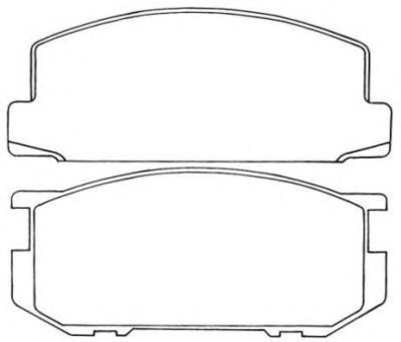 AISIN ASN-51 - Brake Pad Set, disc brake