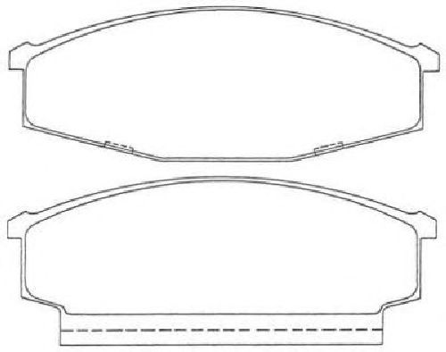 AISIN ASN-53W - Brake Pad Set, disc brake