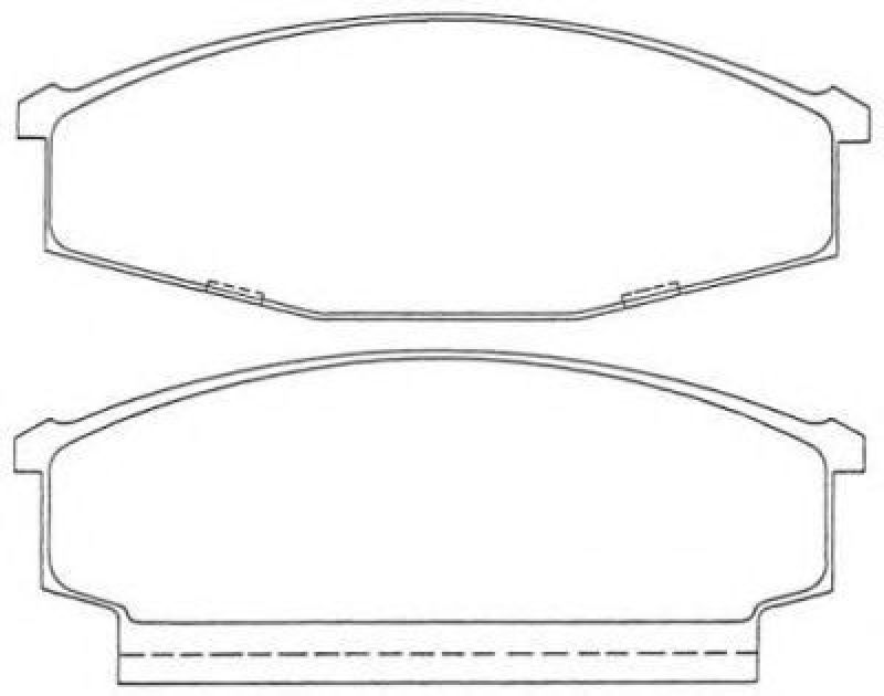 AISIN ASN-53W - Brake Pad Set, disc brake