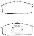 AISIN ASN-59 - Brake Pad Set, disc brake