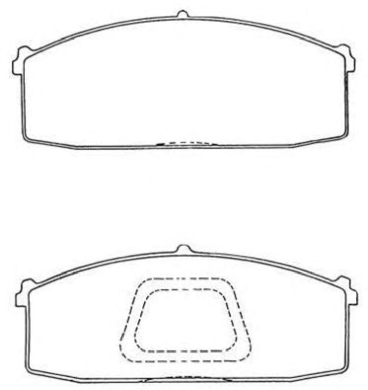 AISIN ASN-59 - Brake Pad Set, disc brake