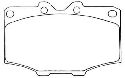 AISIN ASN-60 - Brake Pad Set, disc brake Front Axle TOYOTA