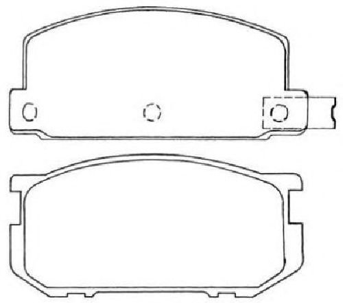 AISIN ASN-63 - Brake Pad Set, disc brake