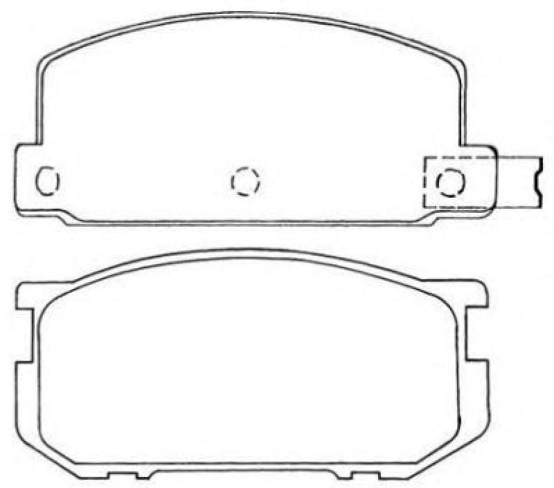 AISIN ASN-63 - Brake Pad Set, disc brake