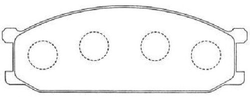 AISIN ASN-64 - Brake Pad Set, disc brake