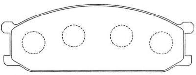 AISIN ASN-64 - Brake Pad Set, disc brake