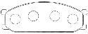 AISIN ASN-64 - Brake Pad Set, disc brake