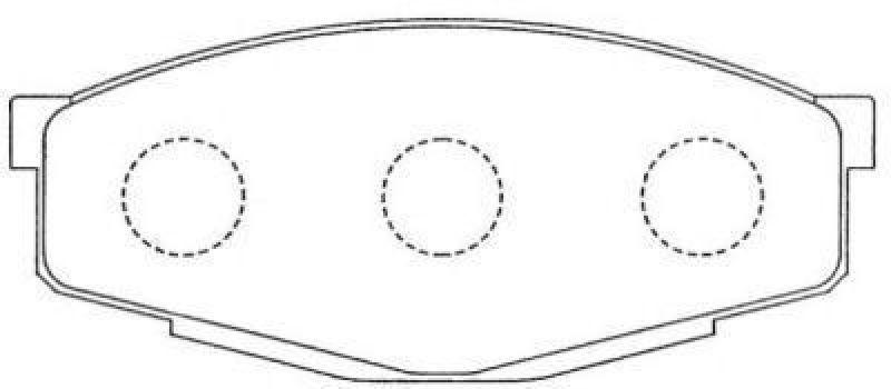 AISIN ASN-66 - Brake Pad Set, disc brake