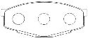 AISIN ASN-66 - Brake Pad Set, disc brake