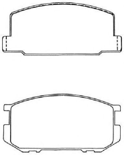 AISIN ASN-67 - Brake Pad Set, disc brake