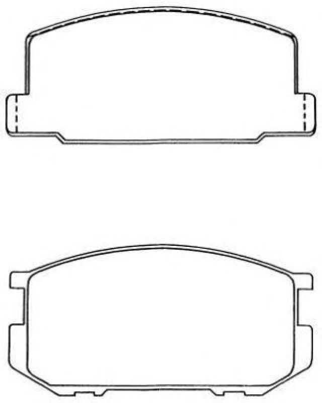 AISIN ASN-67 - Brake Pad Set, disc brake