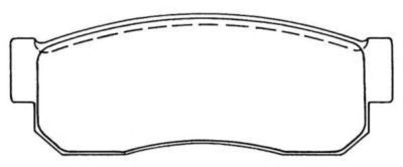 AISIN ASN-76 - Brake Pad Set, disc brake